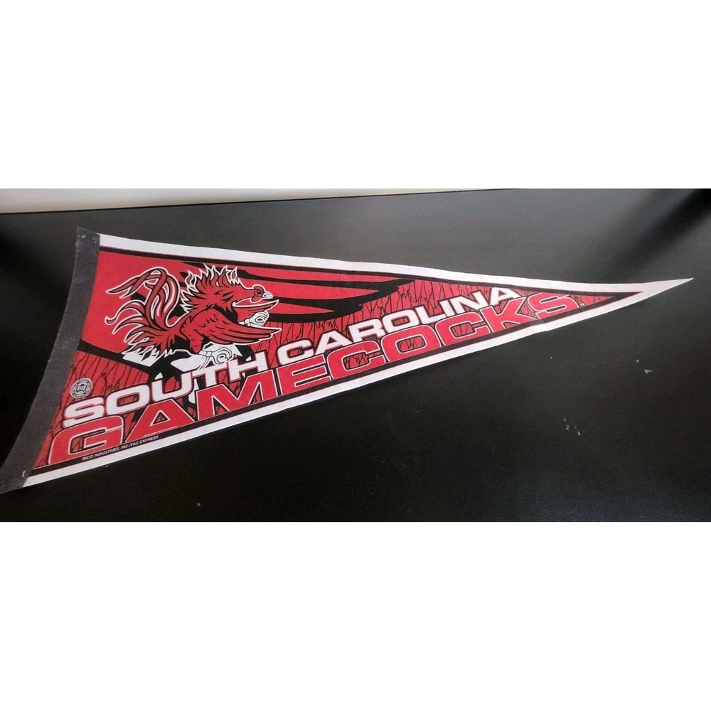 Vintage South Carolina Gamecocks 31"  Red  Pennant